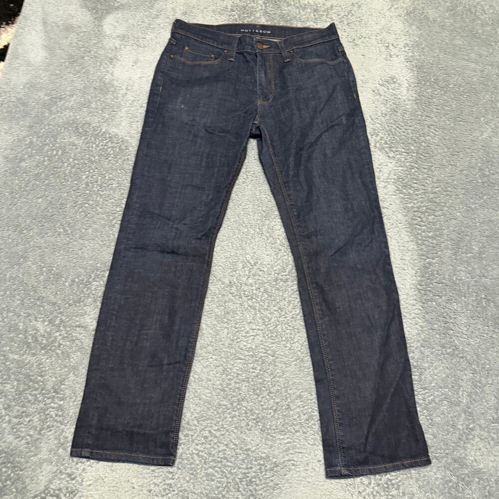 Mott & Bow Jeans Mens 31x30 Slim Dark Wash